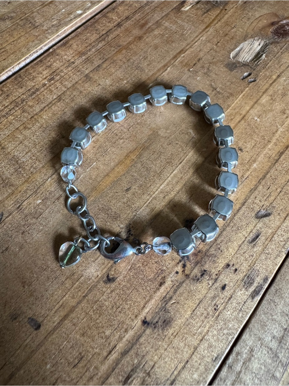 Sabika white opal crystal pearl bracelet 7” - 8 1/2” - Picture 6 of 9